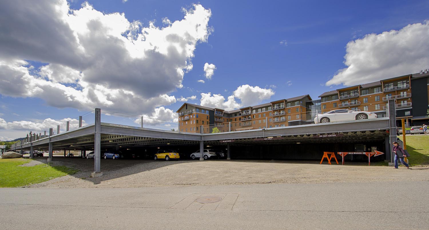 Jay Peak Tram Parking Deck